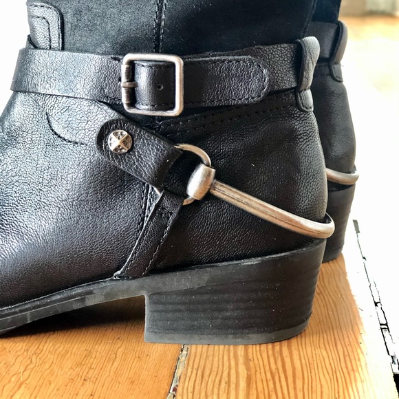 🖤 FRANCO SARTO BLACK BOOTIES 🖤 - Picture 3 of 11